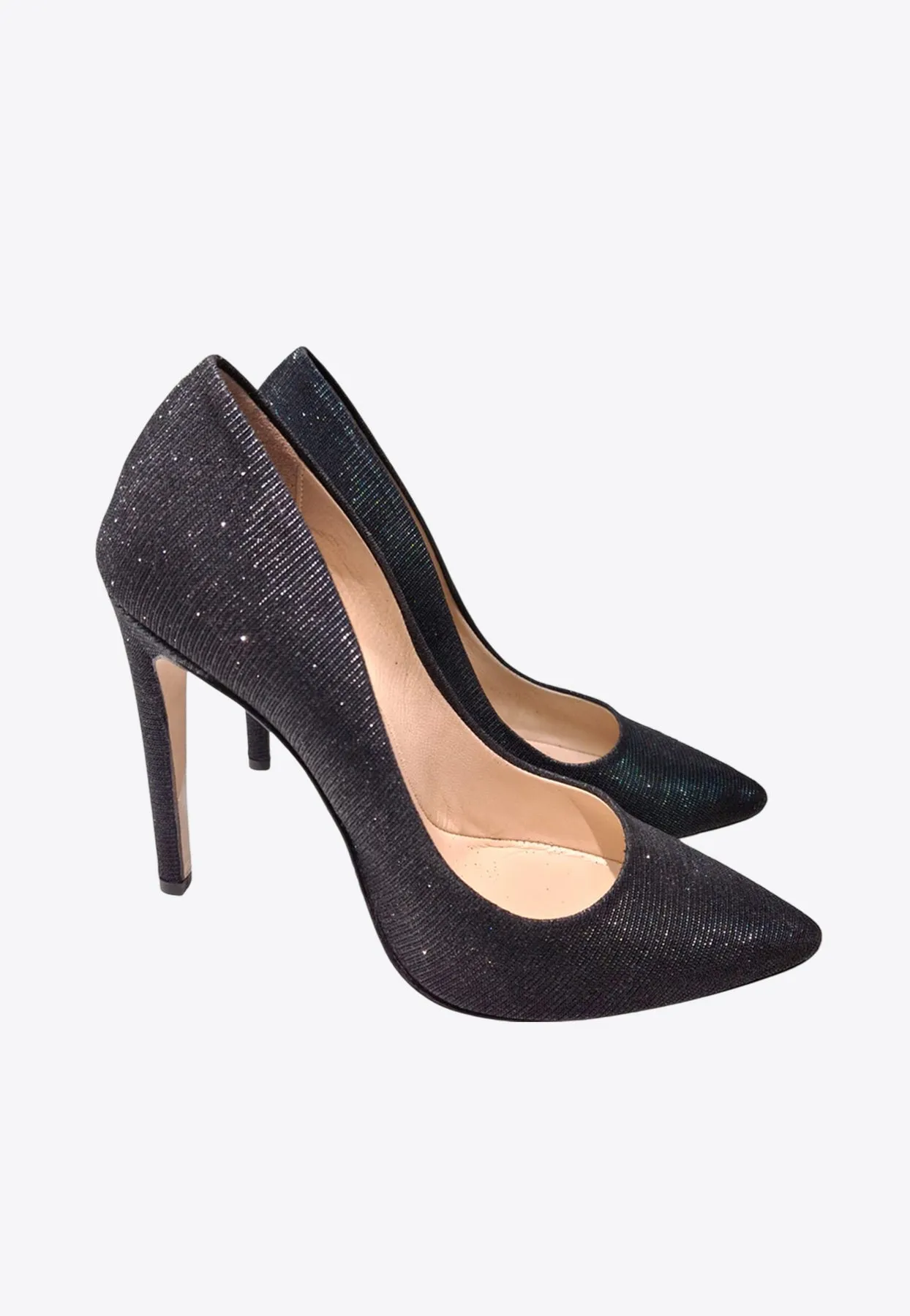 100 Lurex Pointed Pumps