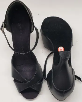 3" Persephone -- Women's Latin Sandal -- Black
