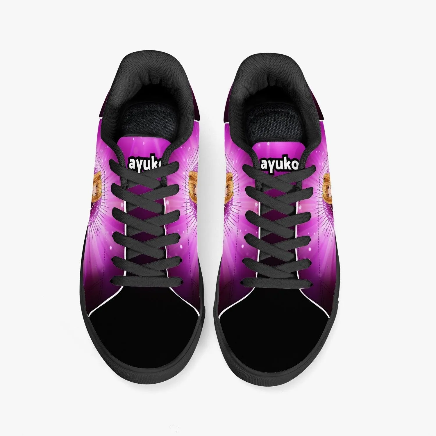 Death Note Misa Pink Purple Skate Anime Shoes