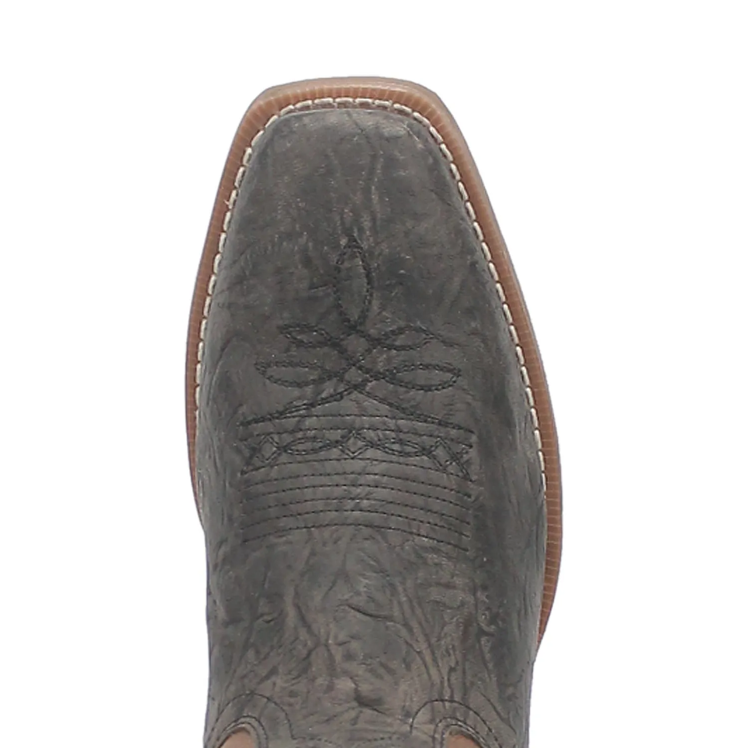 Laredo Mens Walker Grey Leather Western Work Boots 8 EW