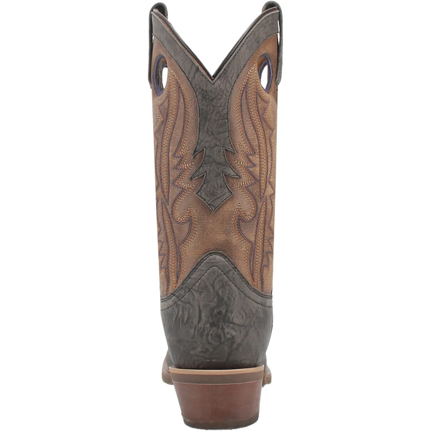 Laredo Mens Walker Grey Leather Western Work Boots 8 EW