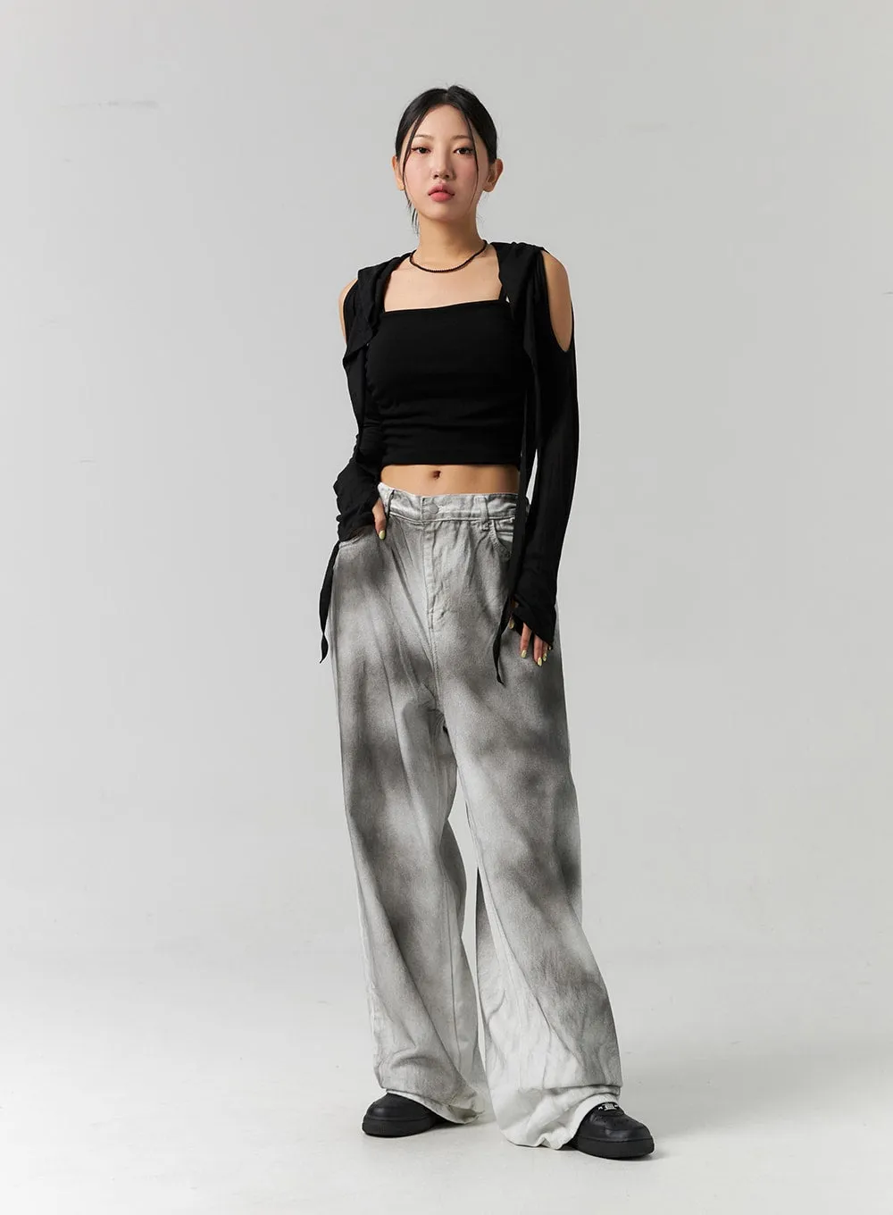 Tie Dye Wide Fit Pants CS320