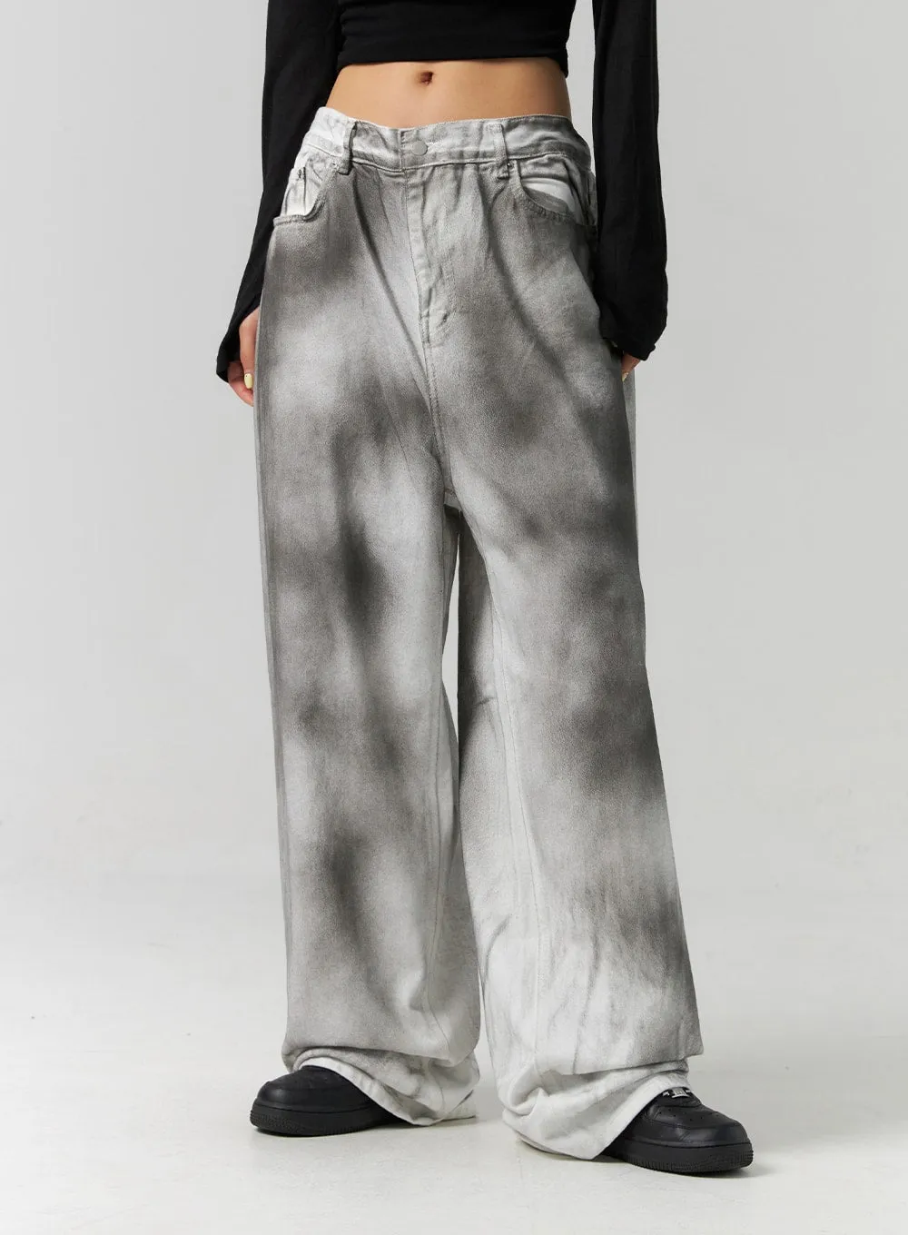 Tie Dye Wide Fit Pants CS320