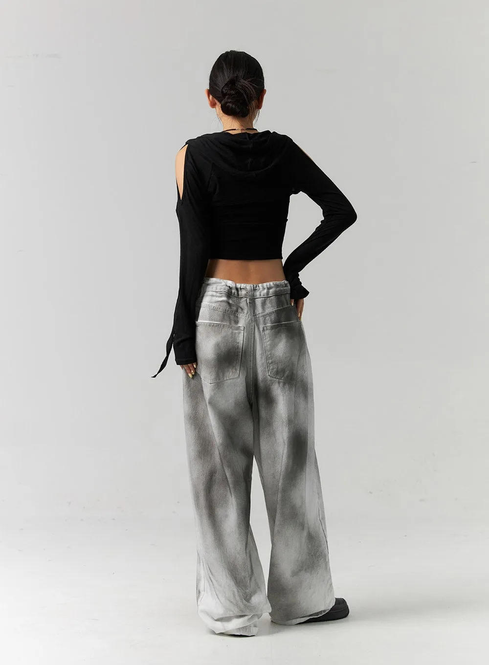 Tie Dye Wide Fit Pants CS320