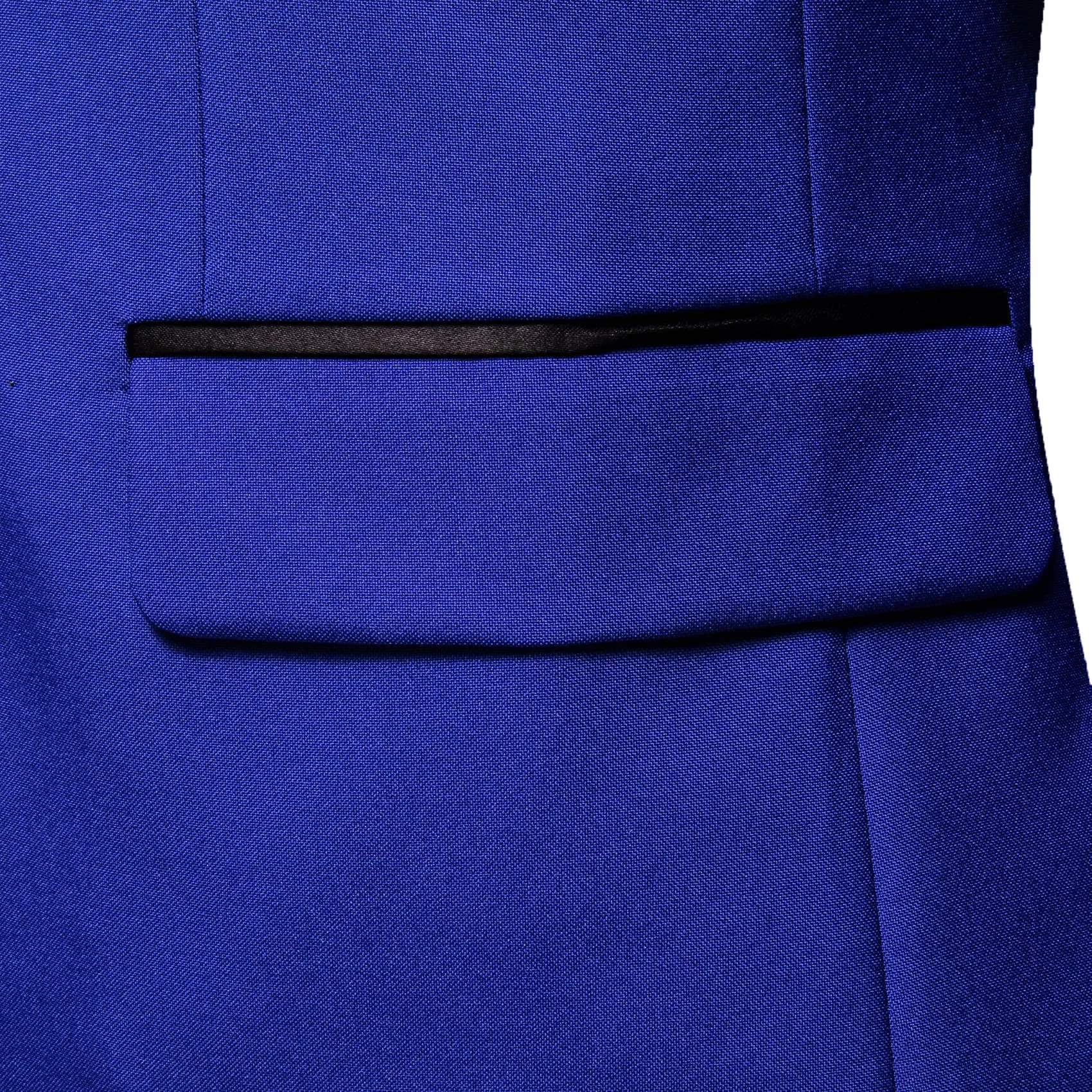 Ties2you Men's Suit Azure Blue Solid Button Down Notched Collar Dress Suit Top