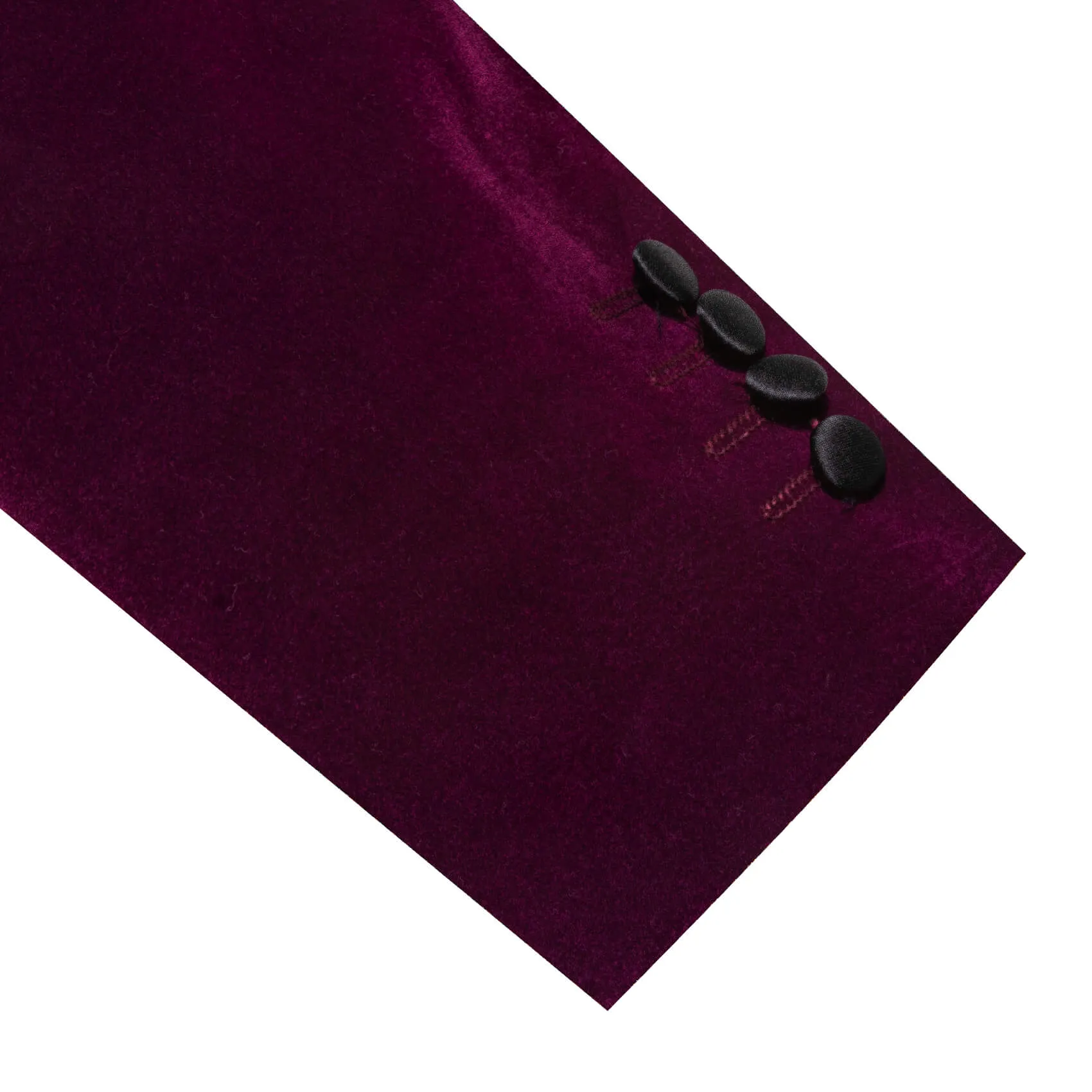 Ties2you Men's Suit Plum Purple Solid Silk Peak Collar Suit Jacket