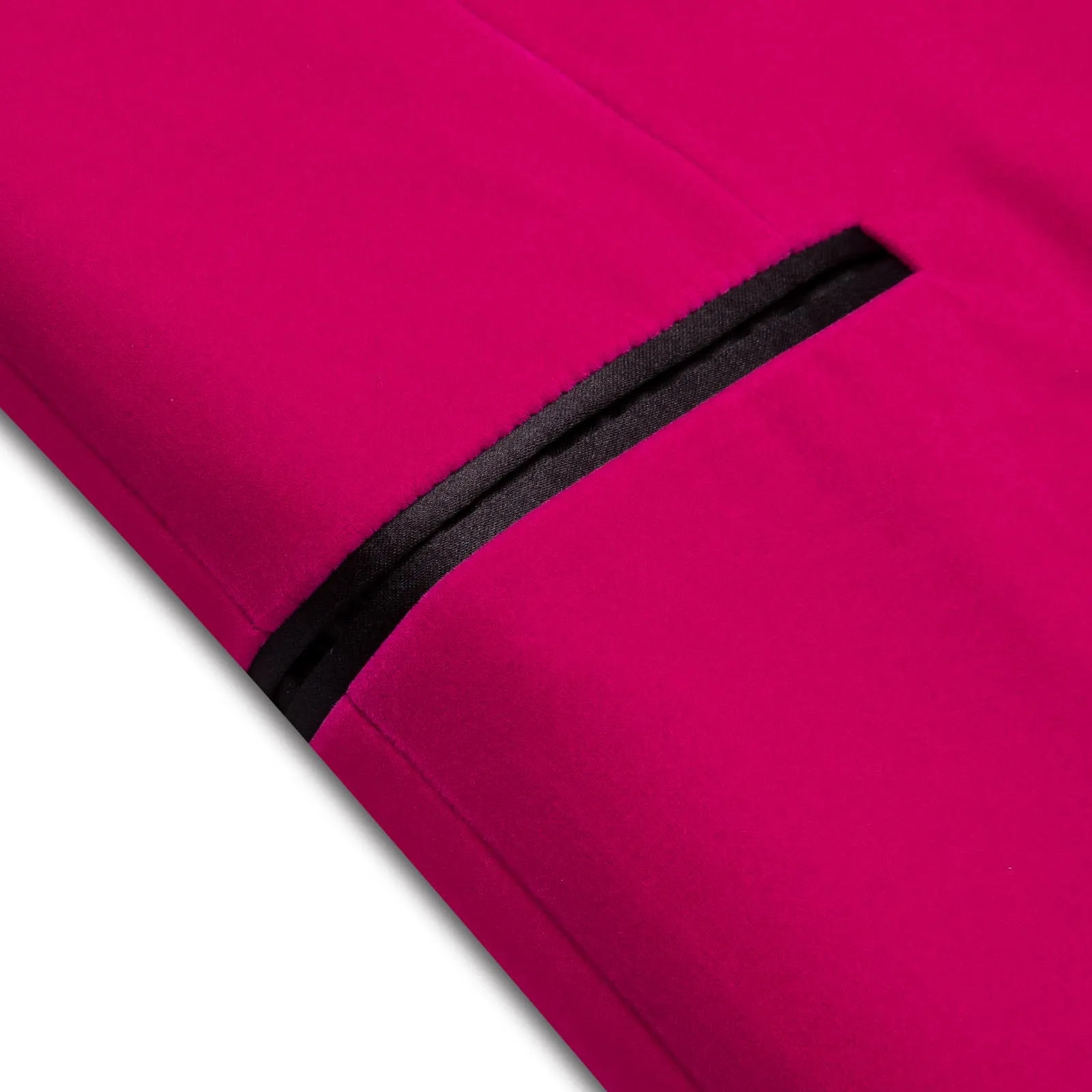 Ties2you Prom Suit Magenta Pink Solid Shawl Collar Button Up Mens Dress Suit Jacket