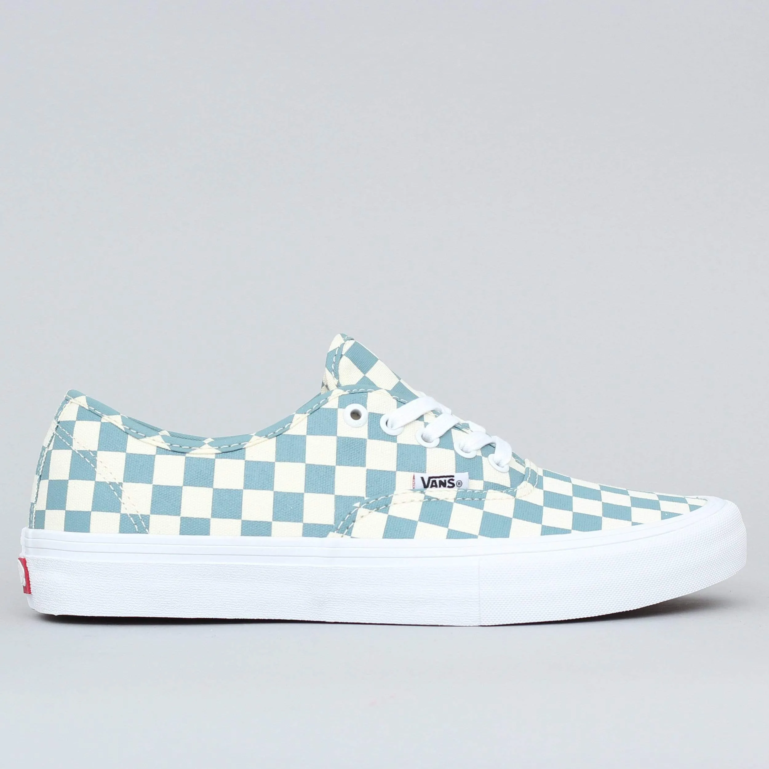 Vans Authentic Pro Shoes (Checkerboard) Smoke Blue