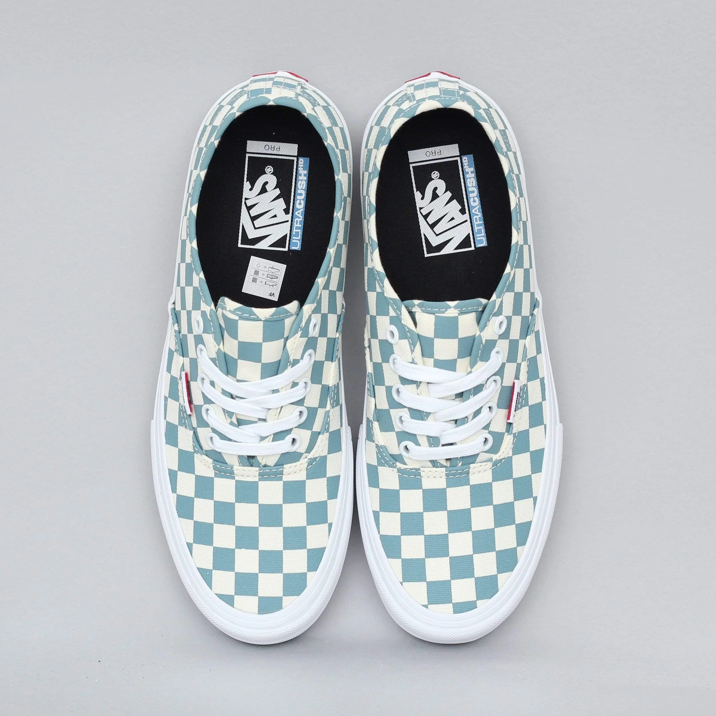 Vans Authentic Pro Shoes (Checkerboard) Smoke Blue